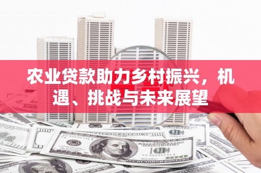 绩溪农业贷款助力乡村振兴，机遇、挑战与未来展望