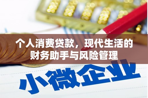 绩溪个人消费贷款，现代生活的财务助手与风险管理