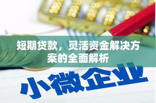 绩溪短期贷款，灵活资金解决方案的全面解析