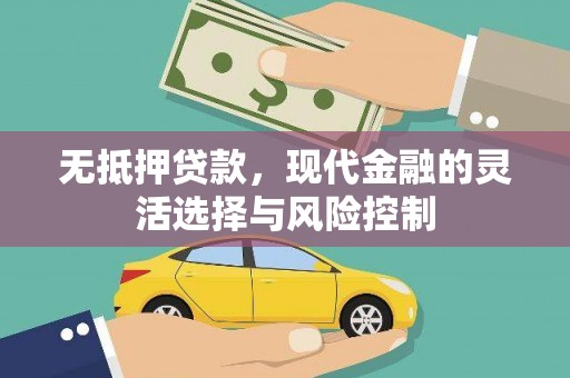 绩溪无抵押贷款，现代金融的灵活选择与风险控制