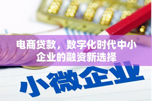 绩溪电商贷款，数字化时代中小企业的融资新选择