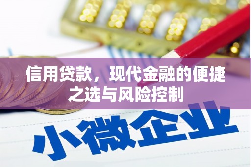 绩溪信用贷款，现代金融的便捷之选与风险控制