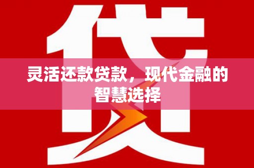 绩溪灵活还款贷款，现代金融的智慧选择