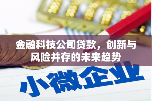 绩溪金融科技公司贷款，创新与风险并存的未来趋势