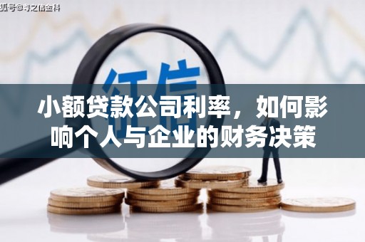 绩溪小额贷款公司利率，如何影响个人与企业的财务决策