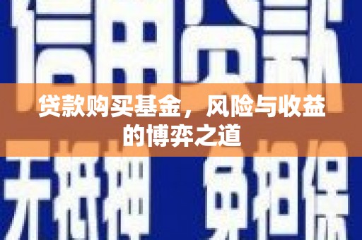 绩溪贷款购买基金，风险与收益的博弈之道