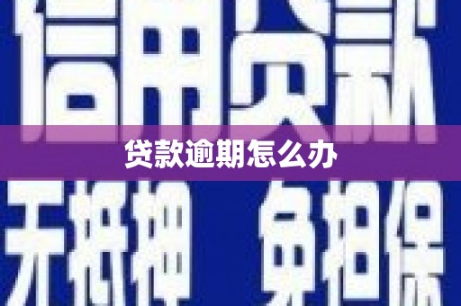 绩溪贷款逾期怎么办