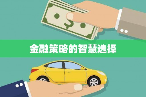 绩溪金融策略的智慧选择